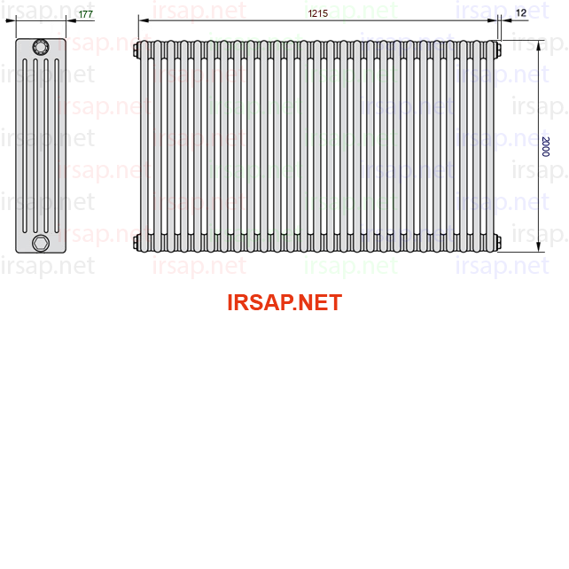 Радиатор IRSAP Tesi 52000/27 T12 CL 01